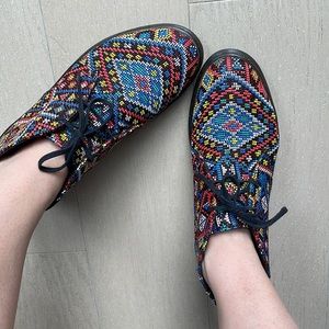 Dr. Marten’s Colorful Worn Desert Boots